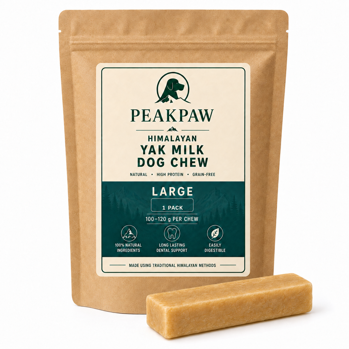 Large Himalayan Yak Milk Dog Chew