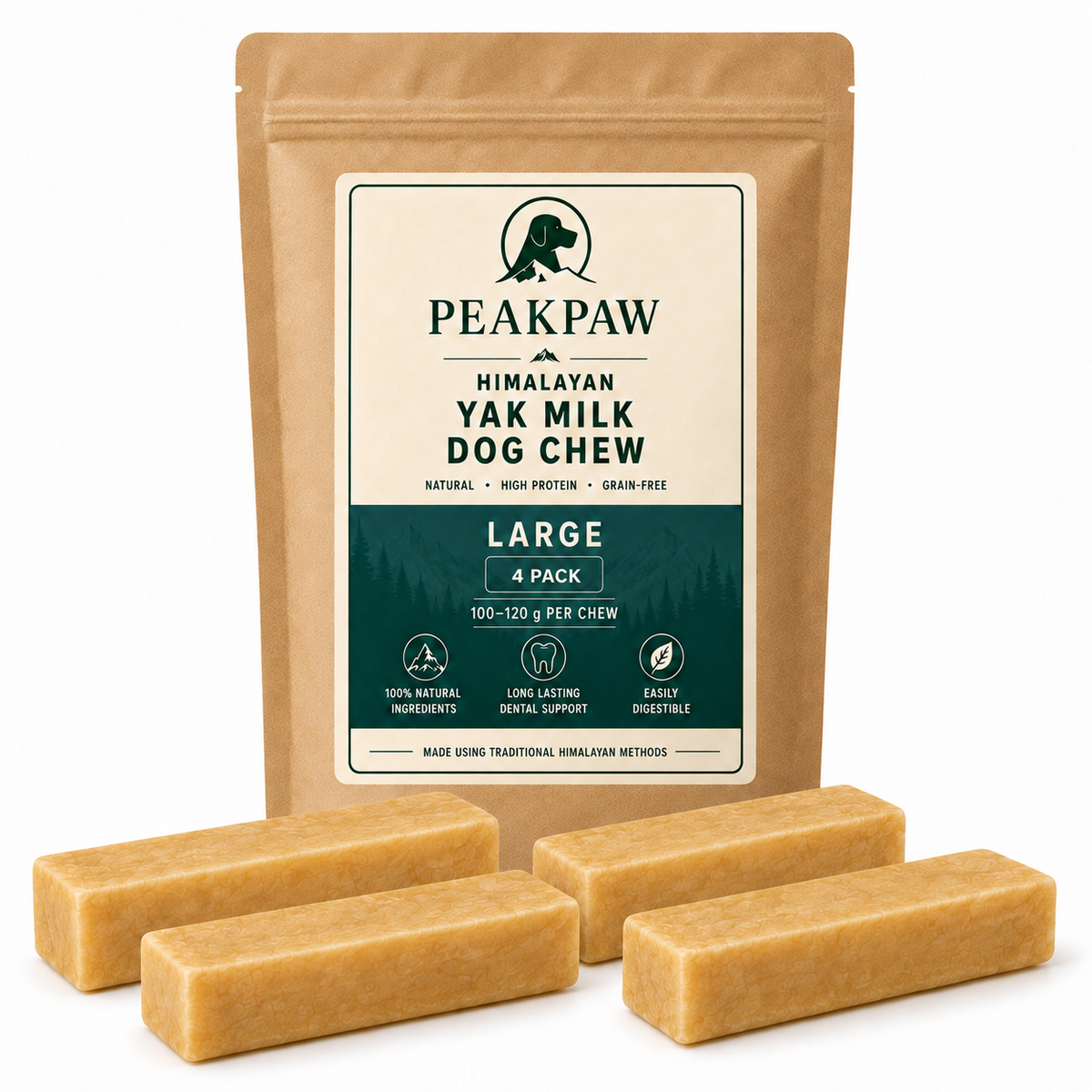 Large Himalayan Yak Milk Dog Chew