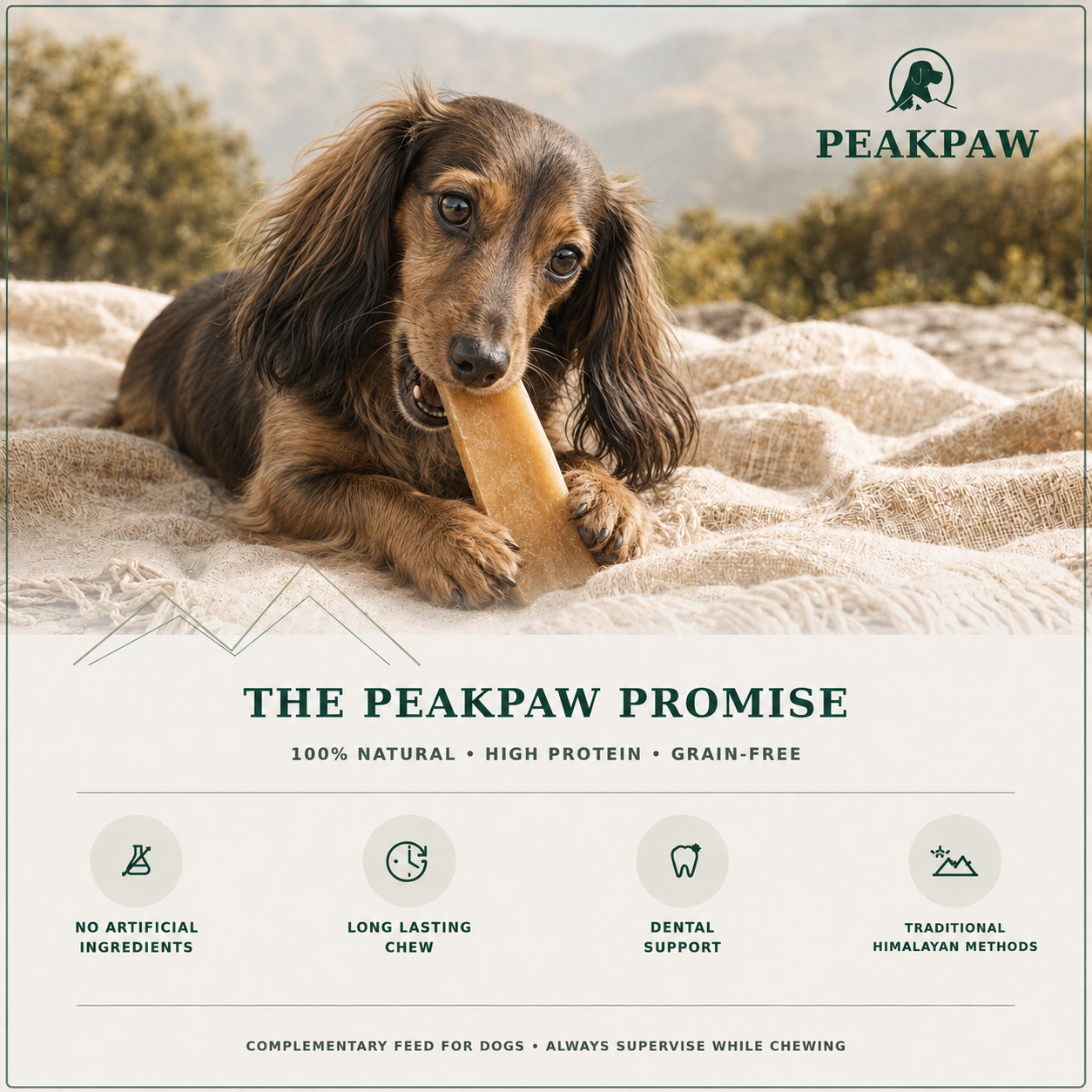 Small Himalayan Yak Milk Dog Chew