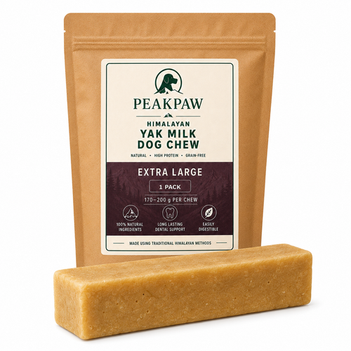 Extra large Himalayan yak milk dog chew, single pack