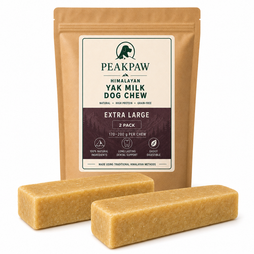 Extra large Himalayan yak milk dog chew, single pack