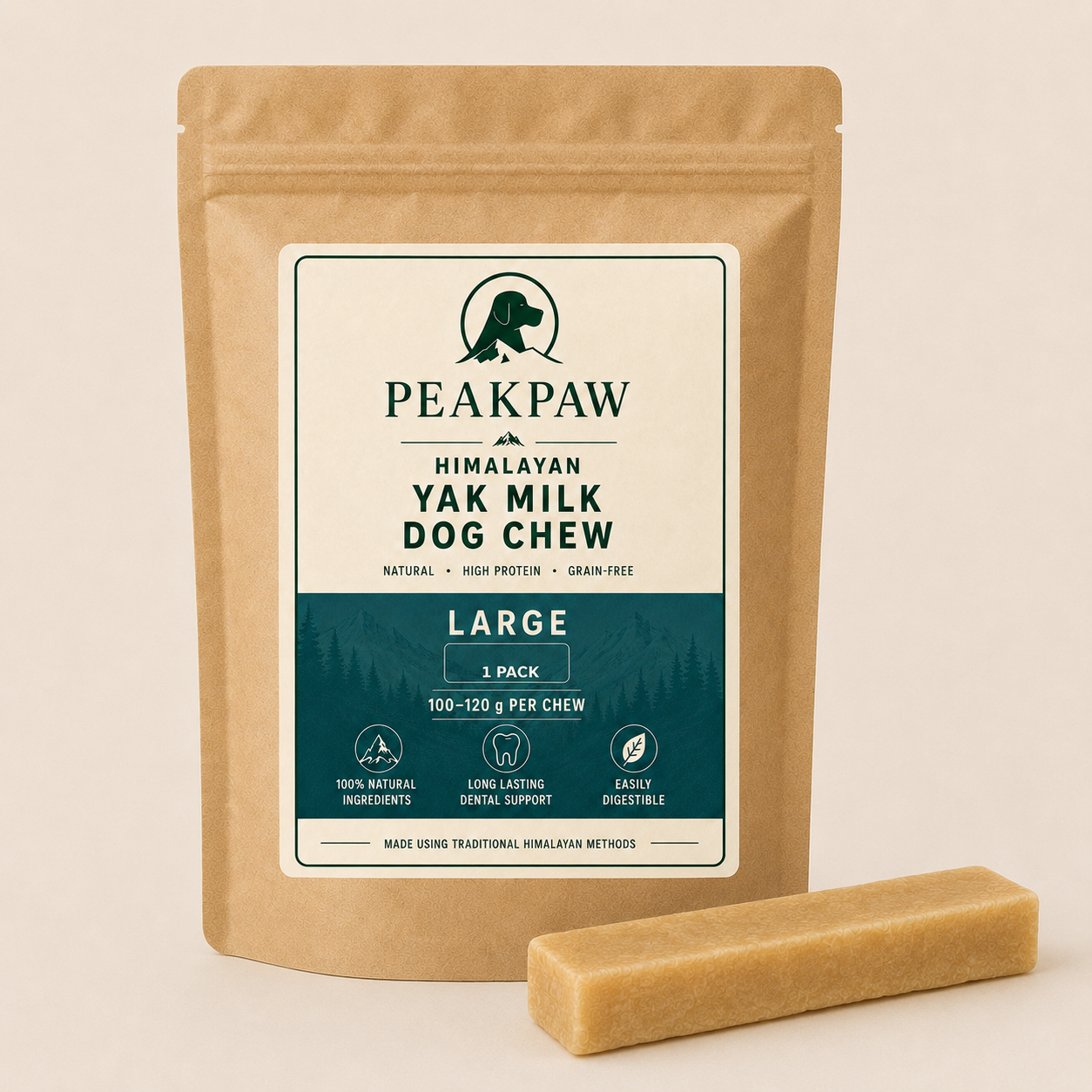 Large Himalayan Yak Milk Dog Chew