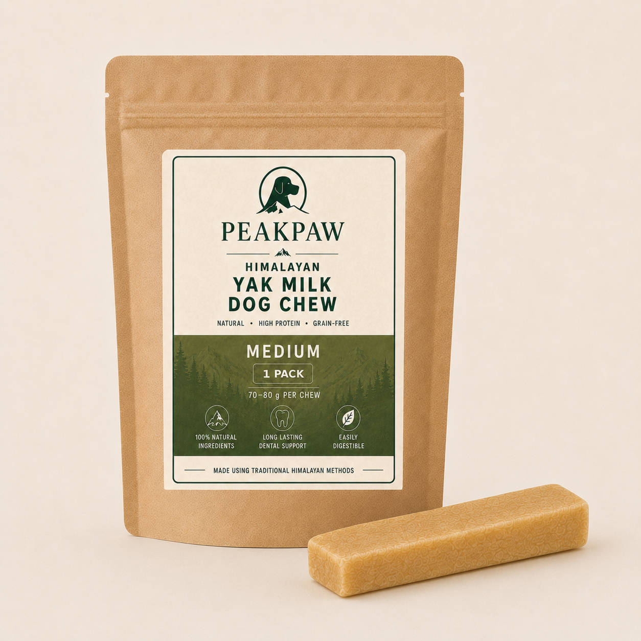 Medium Himalayan Yak Milk Dog Chew