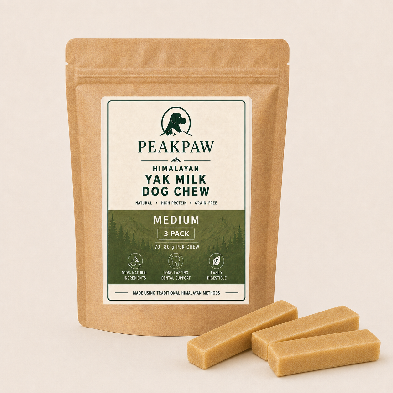 Medium Himalayan Yak Milk Dog Chew