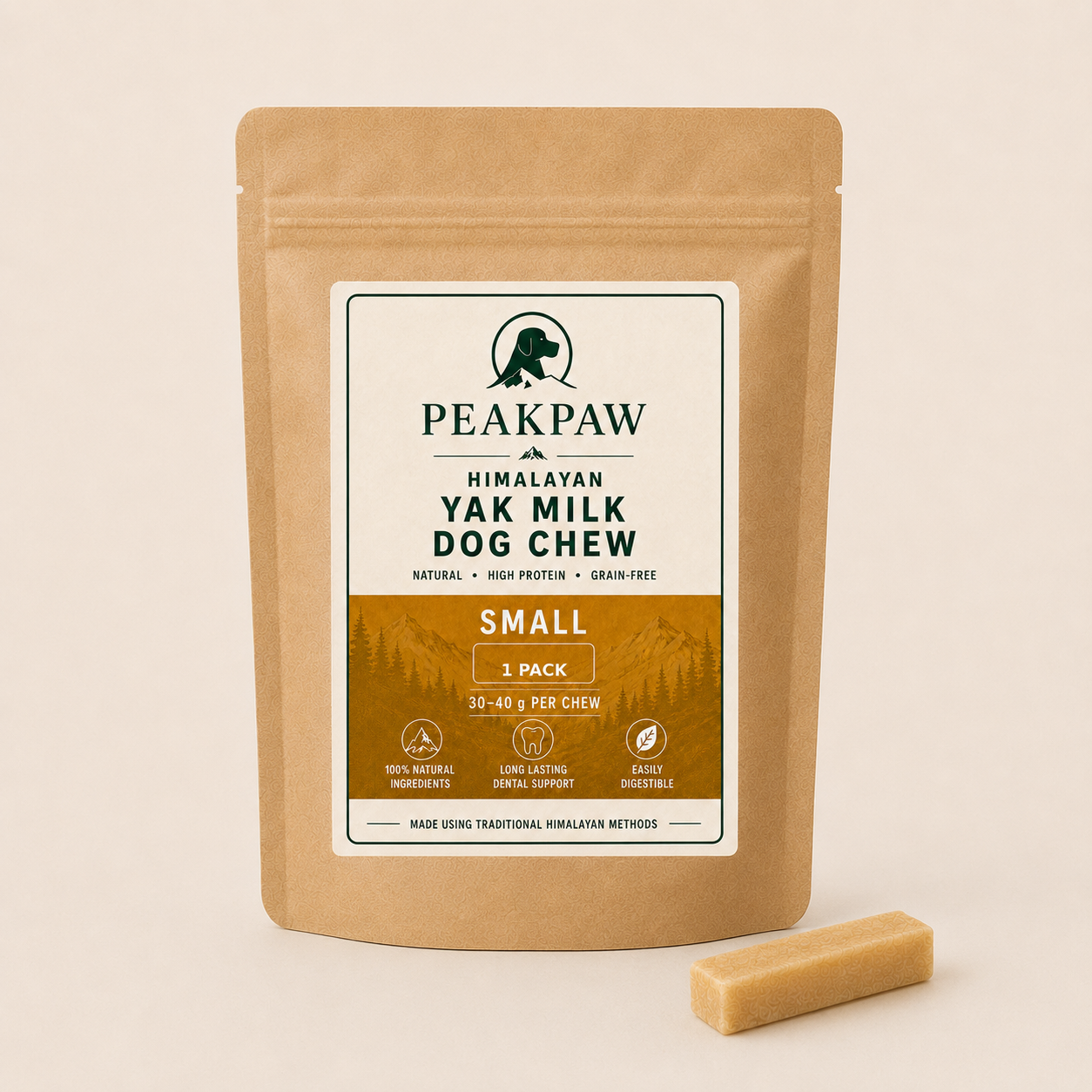 Small Himalayan Yak Milk Dog Chew