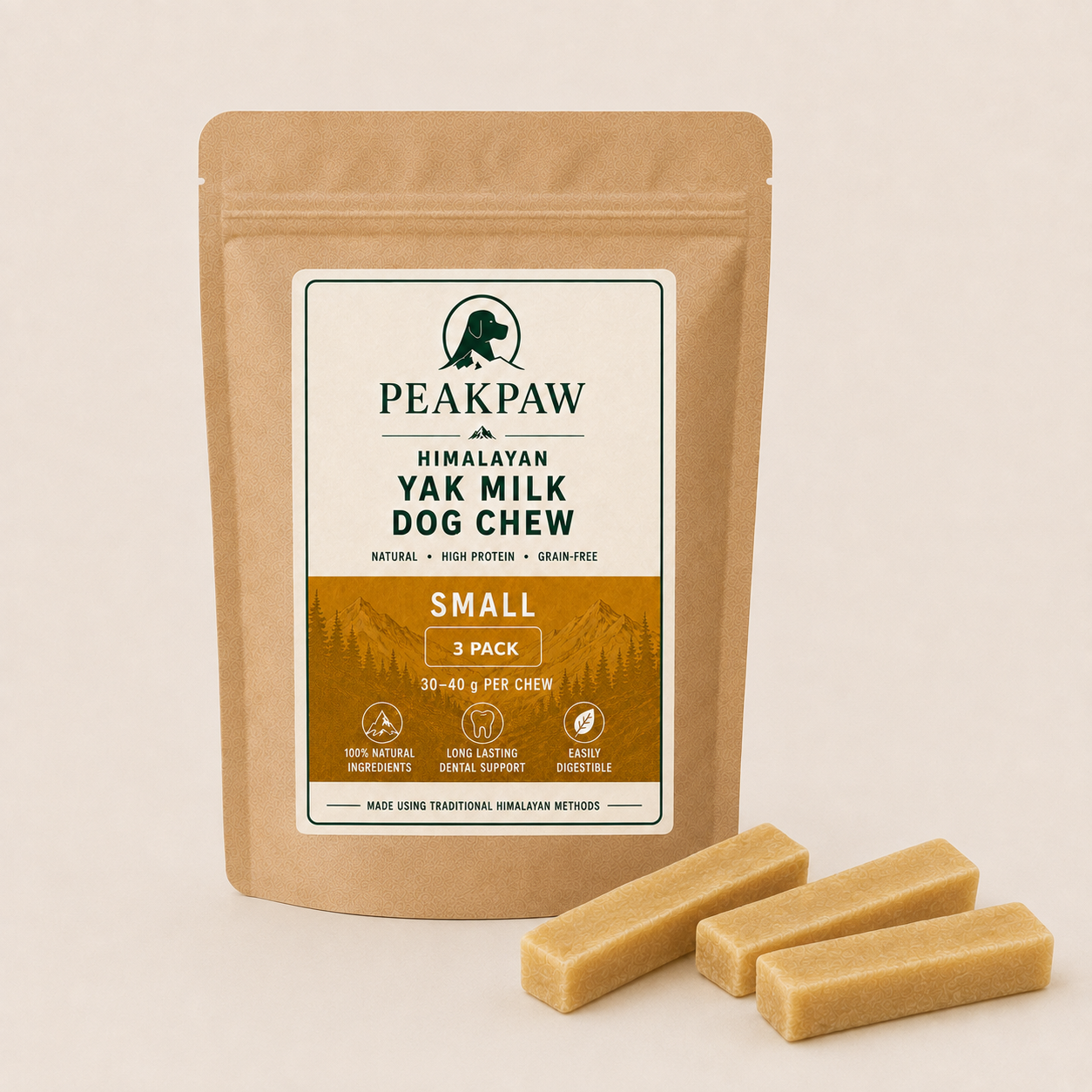 Small Himalayan Yak Milk Dog Chew