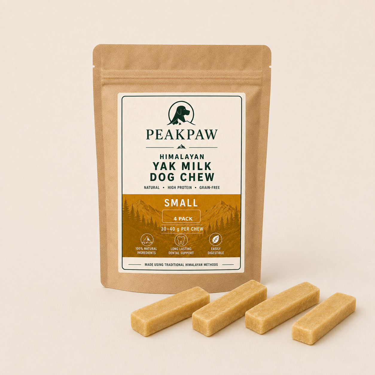 Small Himalayan Yak Milk Dog Chew